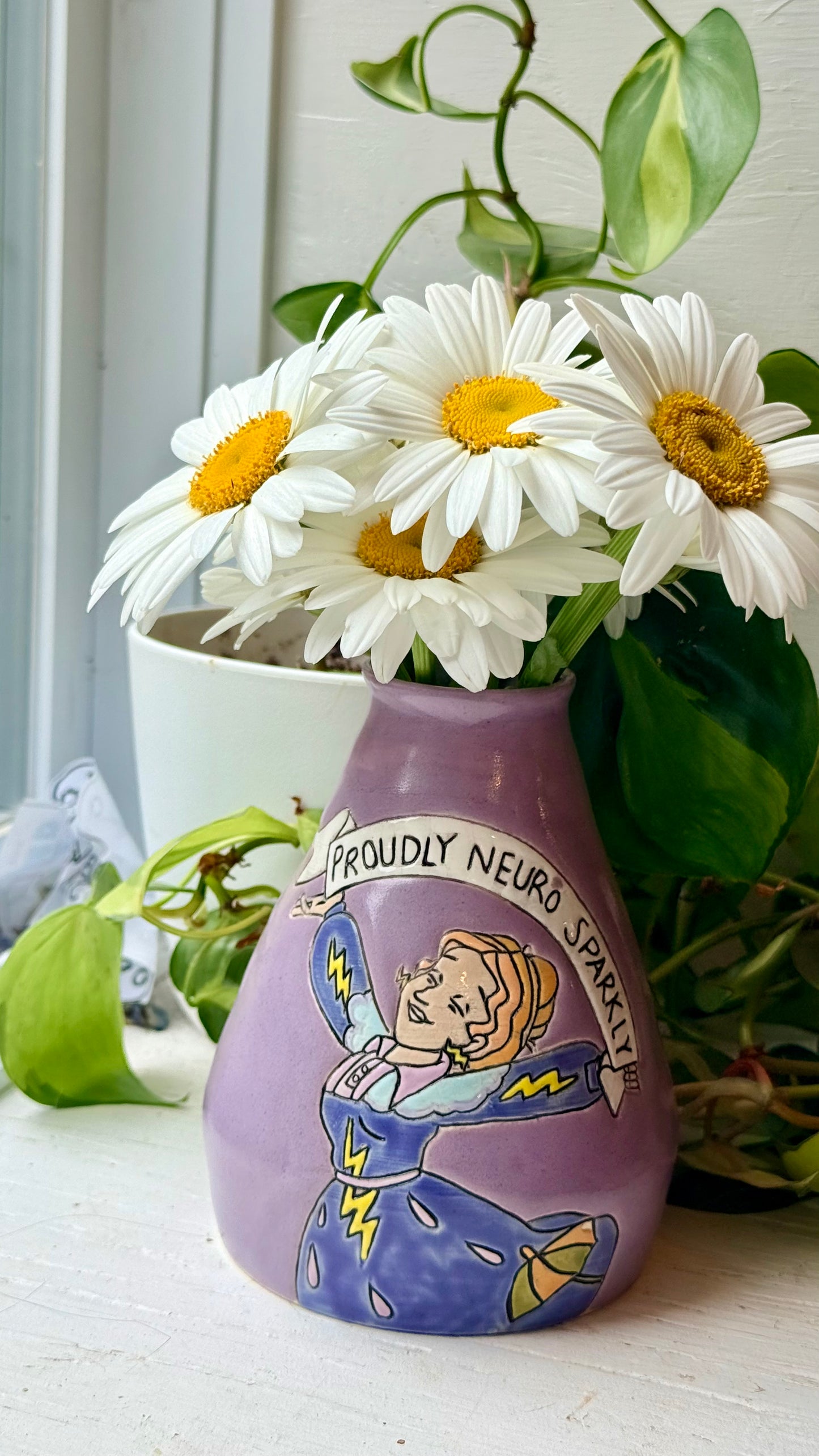 Mrs Frizzle vase *READY TO SHIP!*