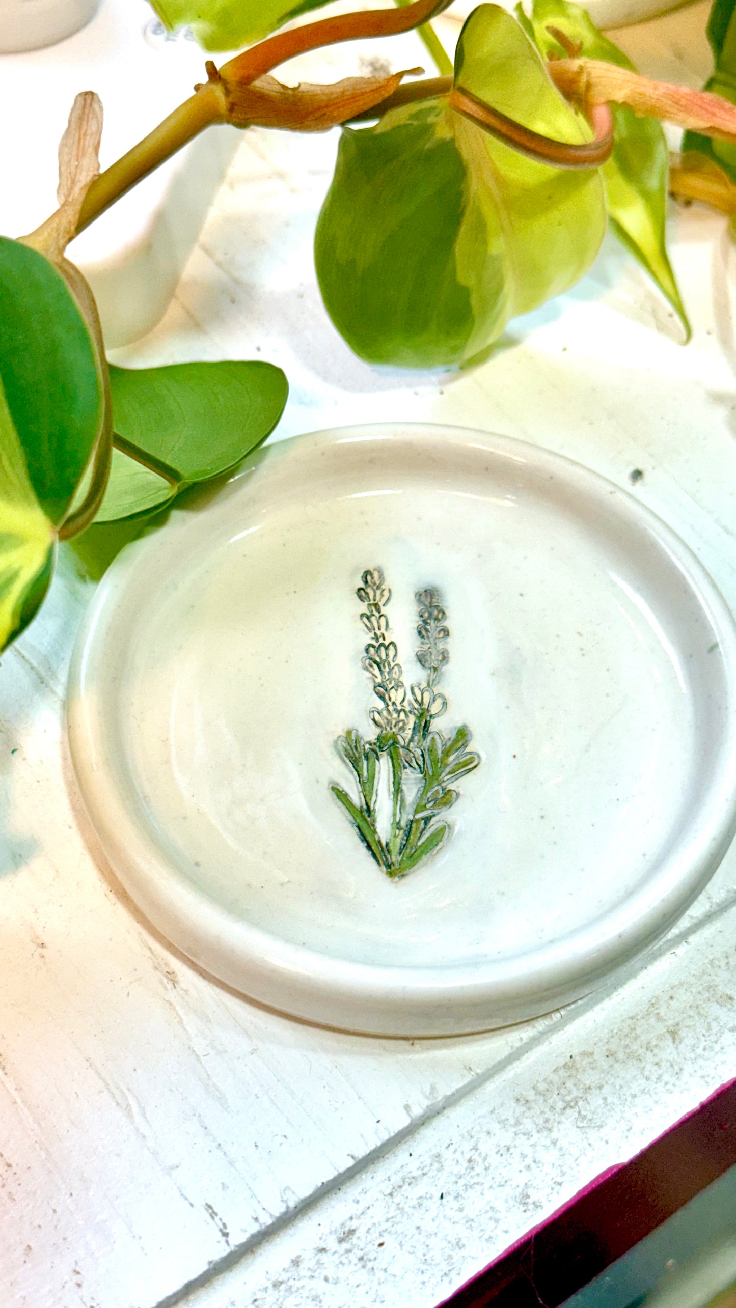 Lavender teabag rest *READY TO SHIP!*