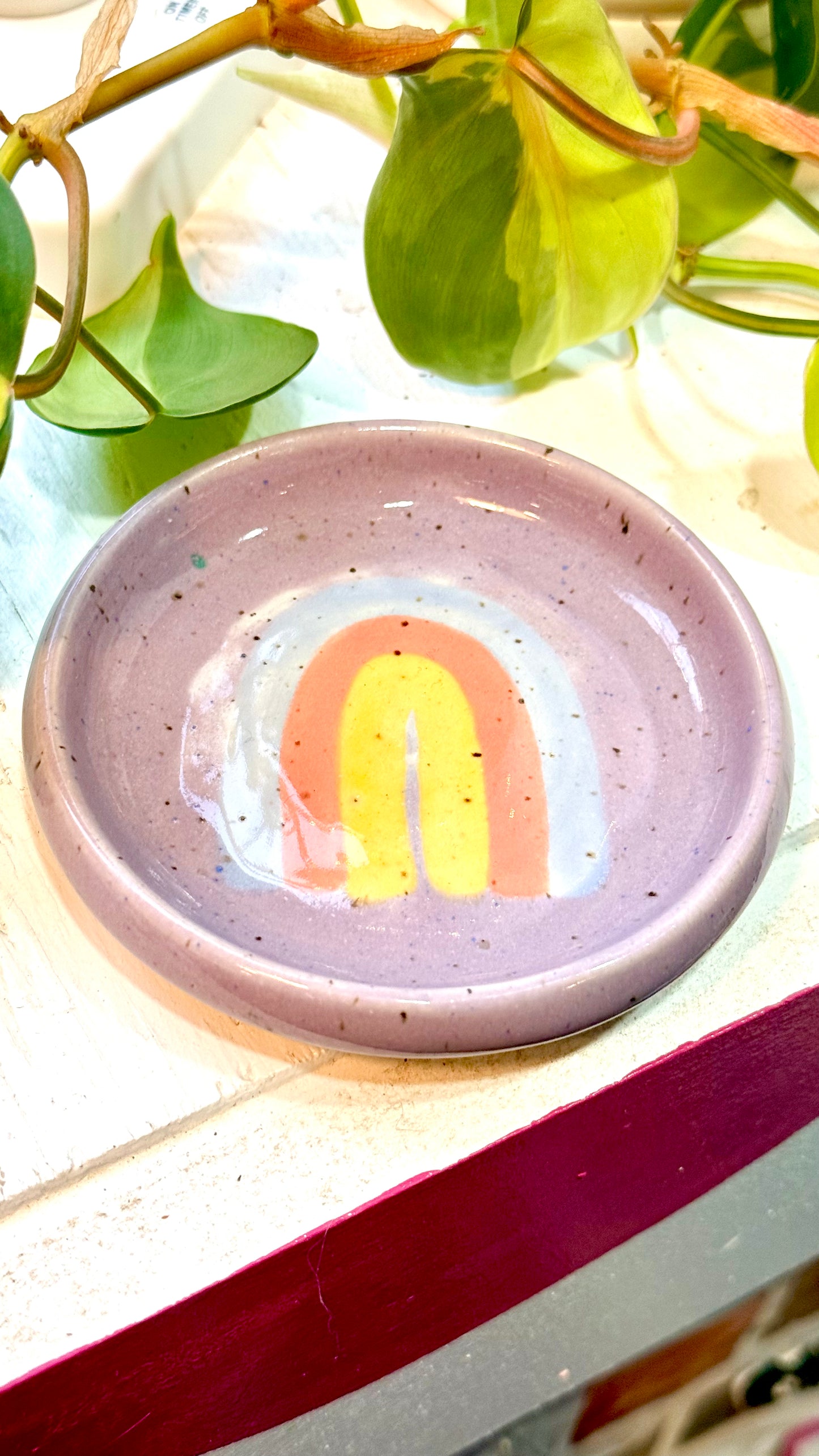 Rainbow teabag rest *READY TO SHIP!*