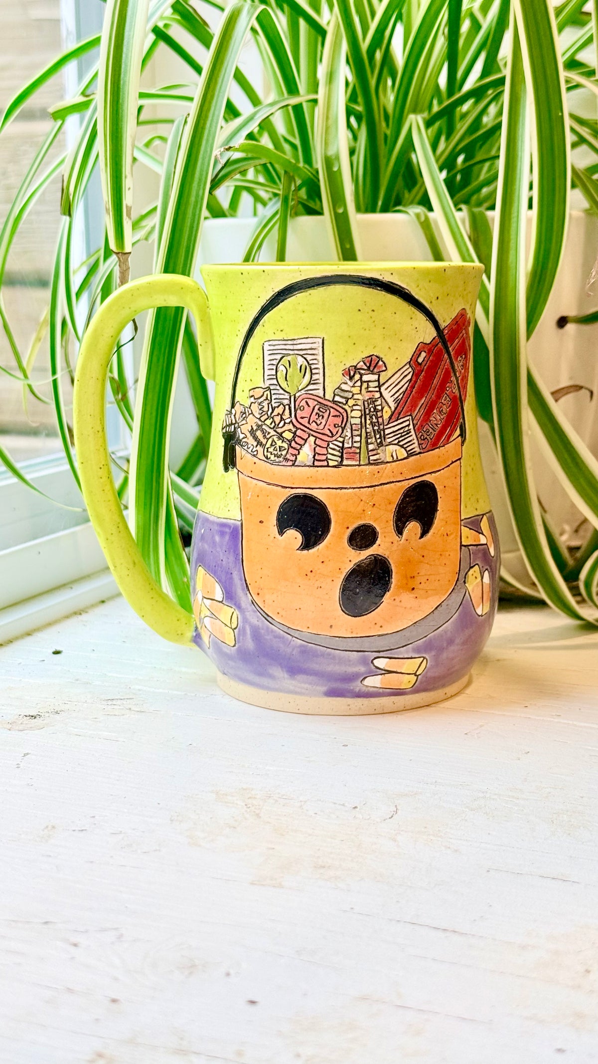 Vintage Treat Pumpkin - Ready to Ship Mug