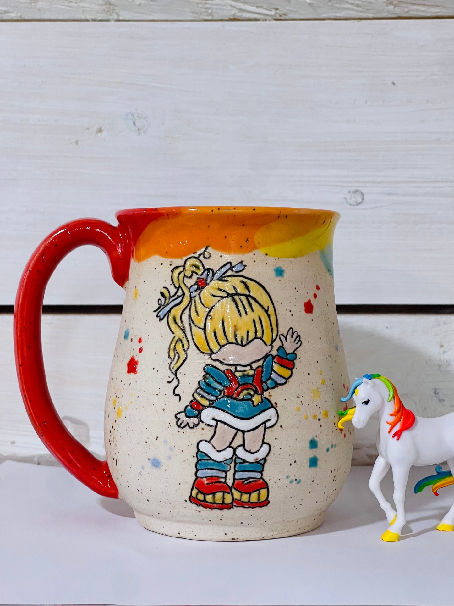 Rainbow Brite (w black inlay) PREORDER * up to 12 WEEKS before shipping*