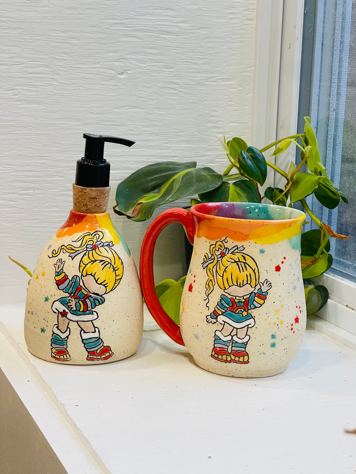Rainbow Brite (w black inlay) PREORDER * up to 12 WEEKS before shipping*