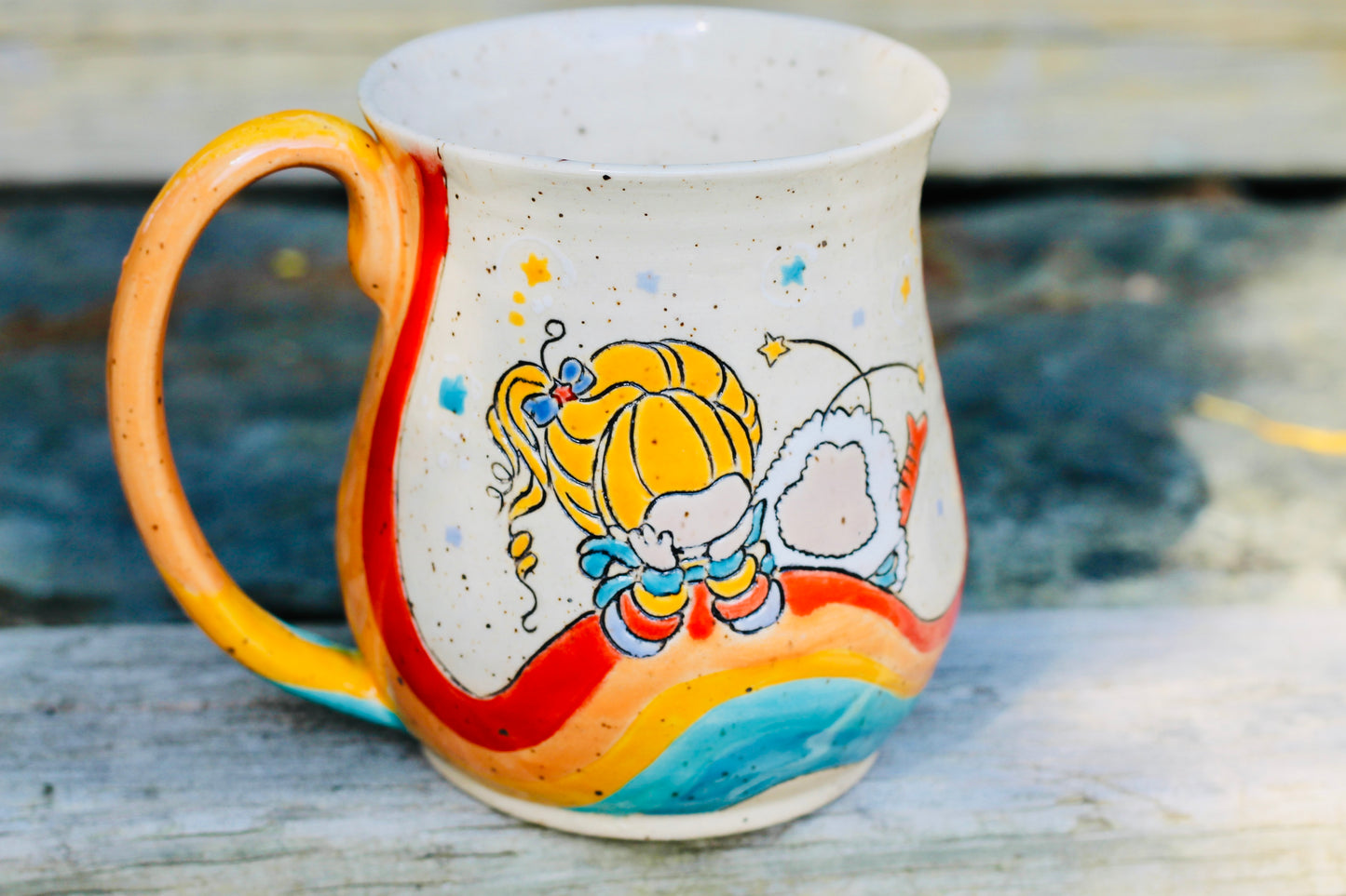 Rainbow Brite (wrap around design) PREORDER * up to 12 WEEKS before shipping*
