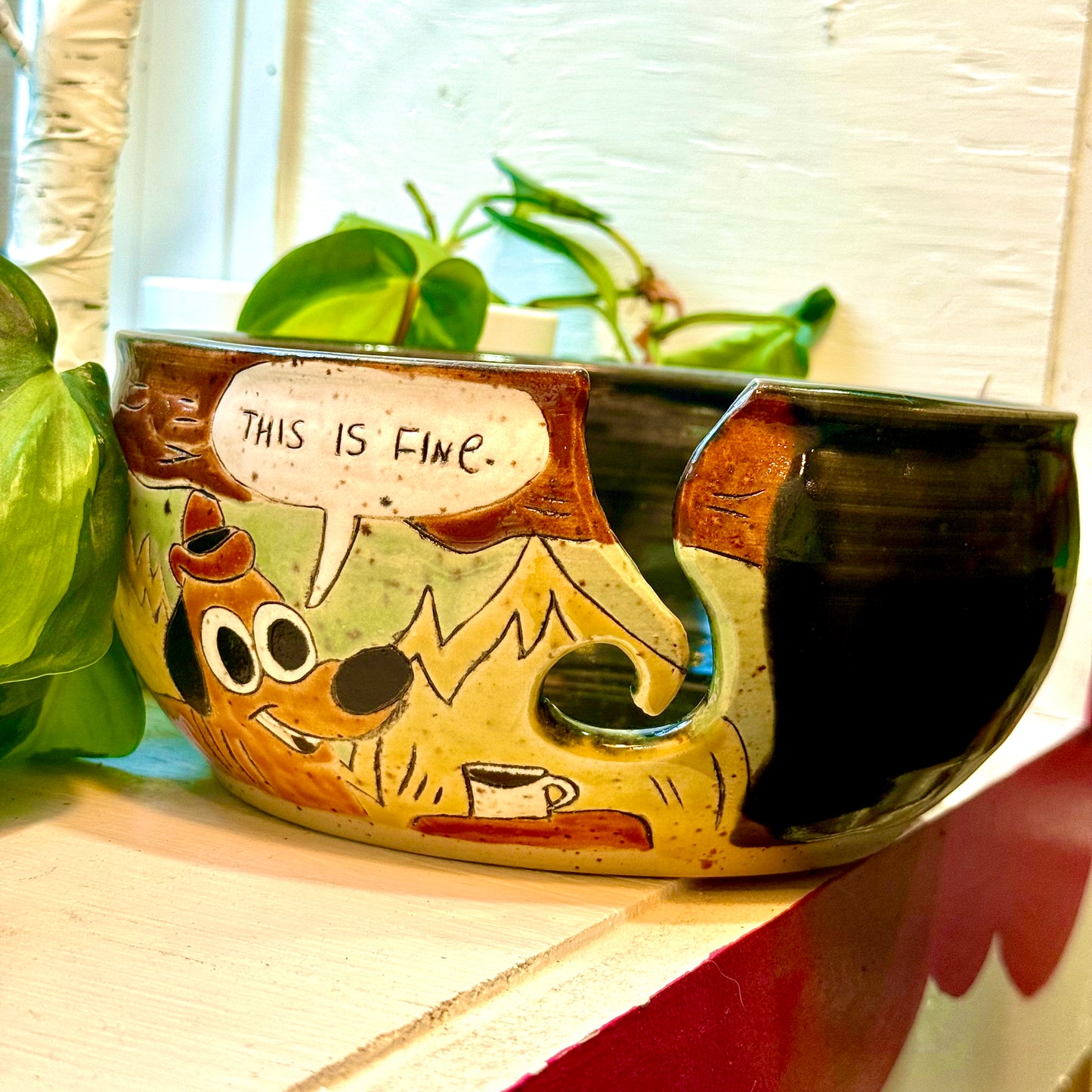 This is fine yarn bowl *READY TO SHIP!*