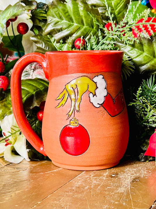 Grinch Ornament Mug *PREORDER*