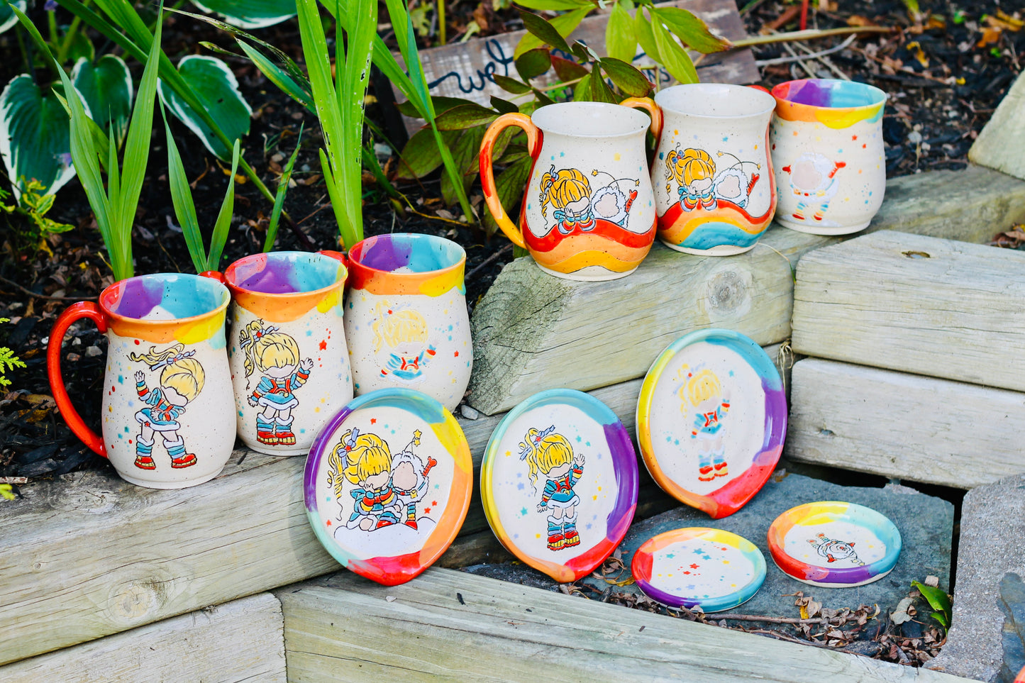Rainbow Brite (w black inlay) PREORDER * up to 12 WEEKS before shipping*