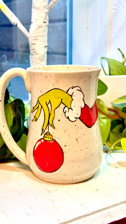 Grinch ornament mug *READY TO SHIP!*