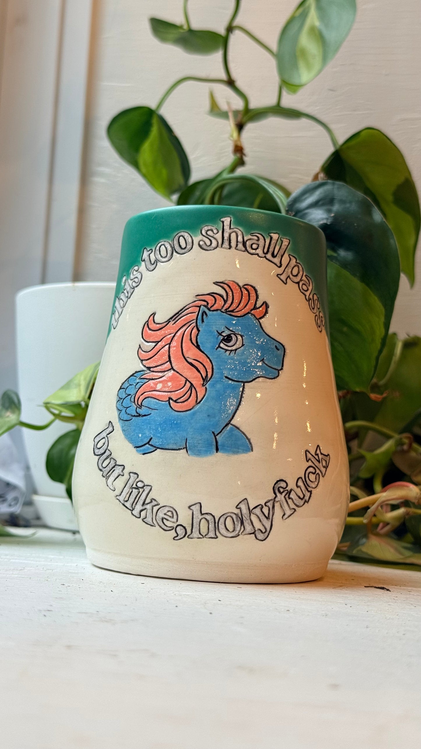 This too shall pass Wine cup *READY TO SHIP!*