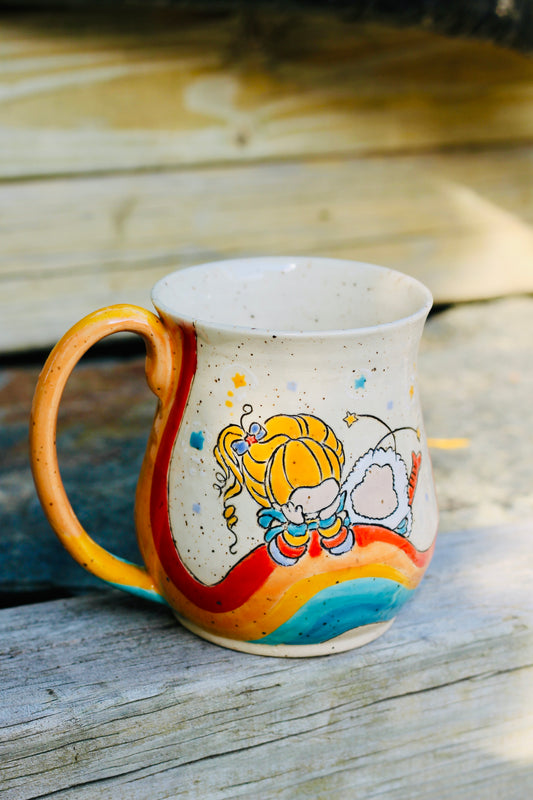 Rainbow Brite (wrap around design) PREORDER * up to 12 WEEKS before shipping*