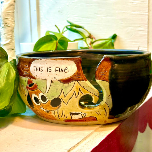 This is fine yarn bowl *READY TO SHIP!*