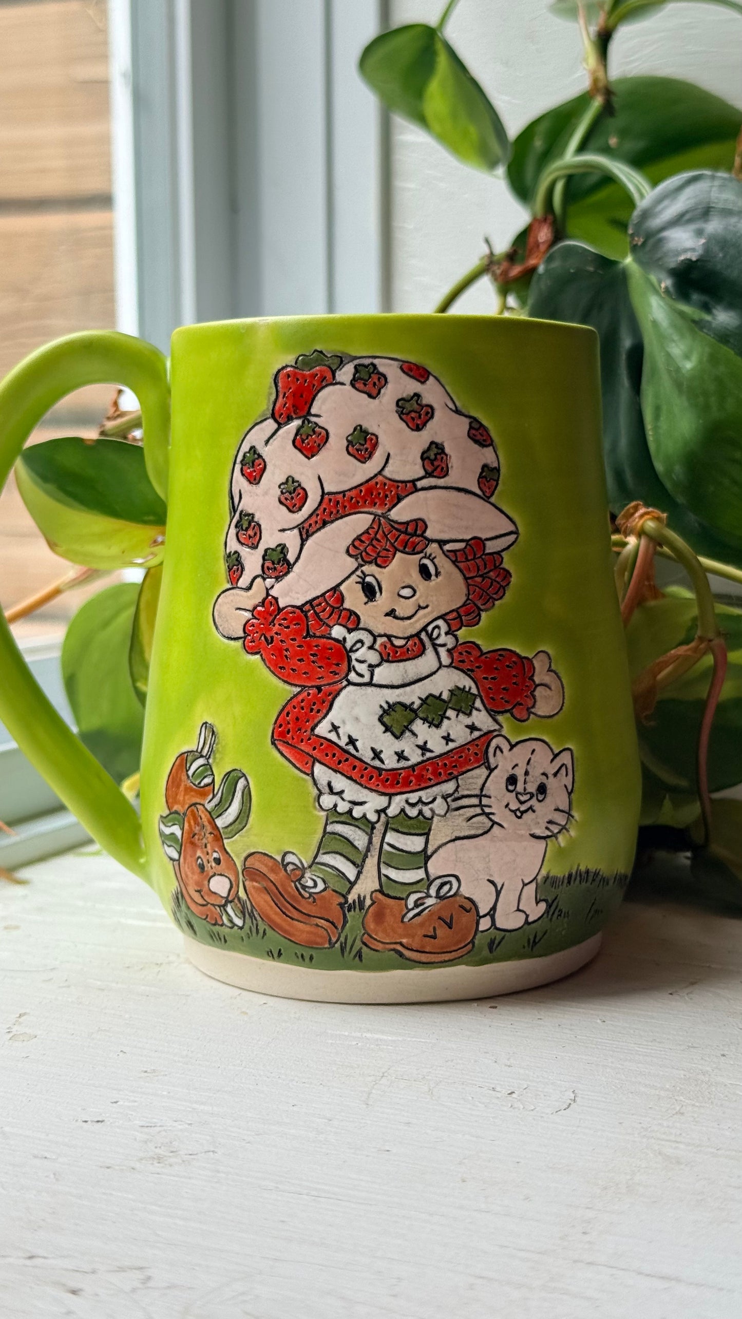 Strawberry + pets Green *READY TO SHIP!*