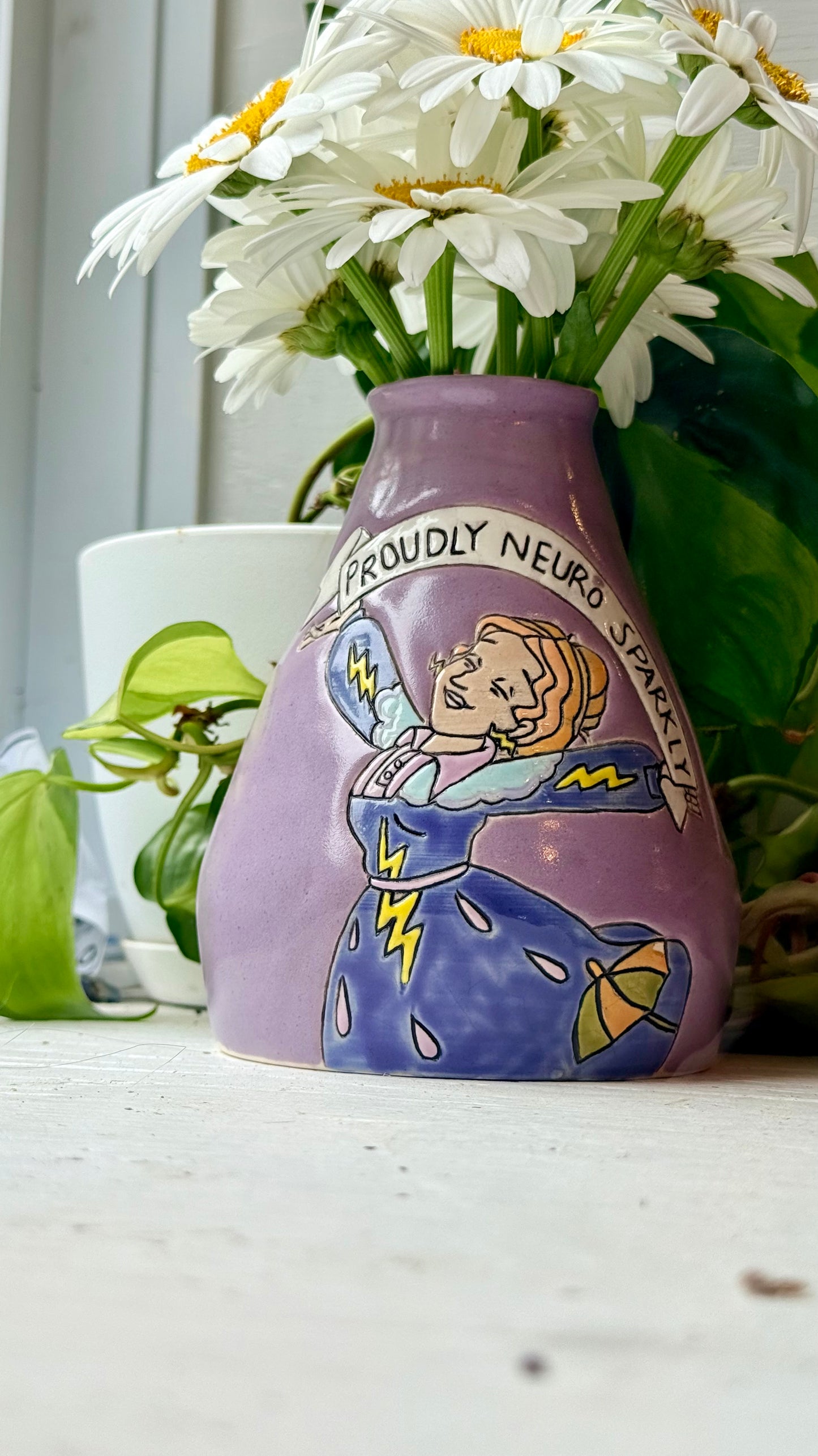 Mrs Frizzle vase *READY TO SHIP!*