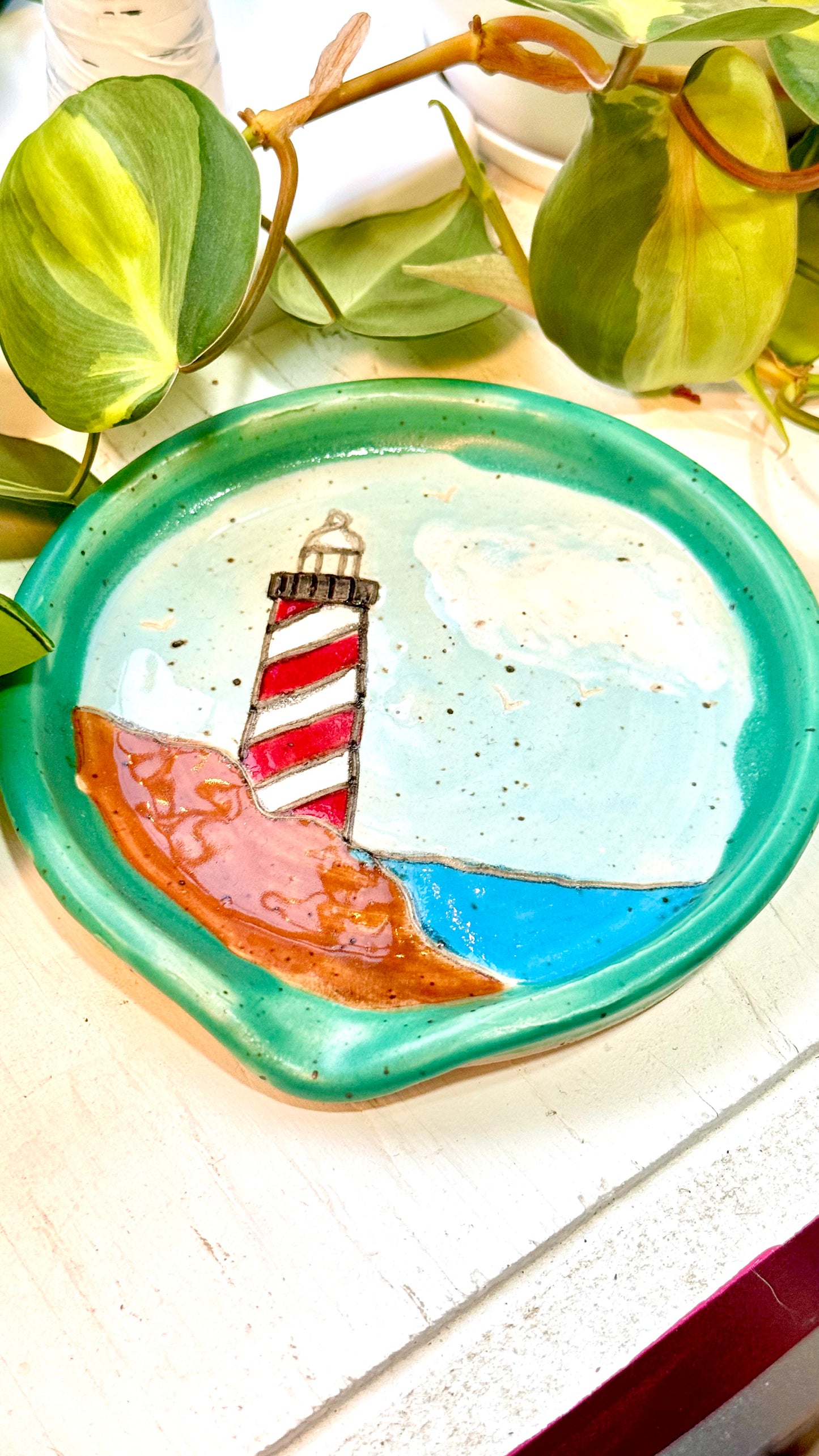 Lighthouse spoon rest *READY TO SHIP!*