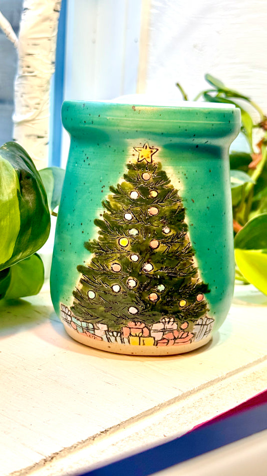 Christmas Tree Travel mug *READY TO SHIP!*