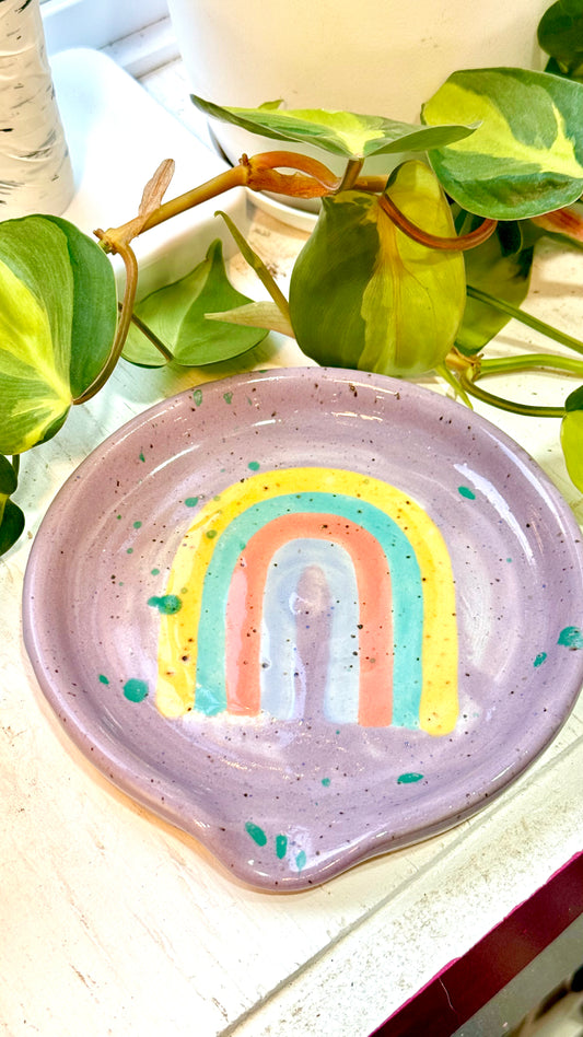 Rainbow spoon rest *READY TO SHIP!*