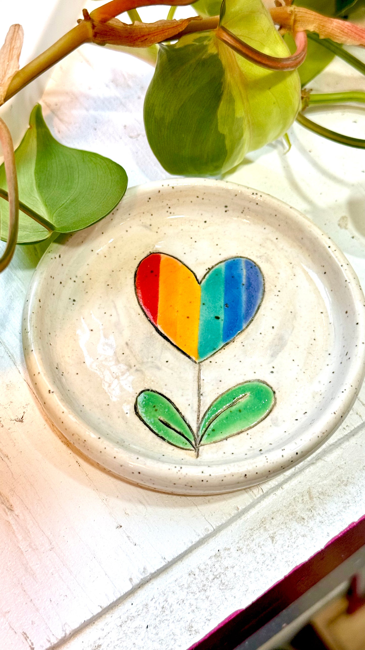 Pride flower 2 teabag rest *READY TO SHIP!*