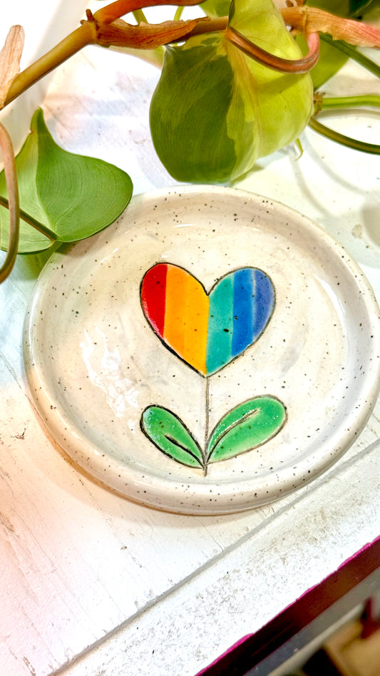 Pride flower 2 teabag rest *READY TO SHIP!*