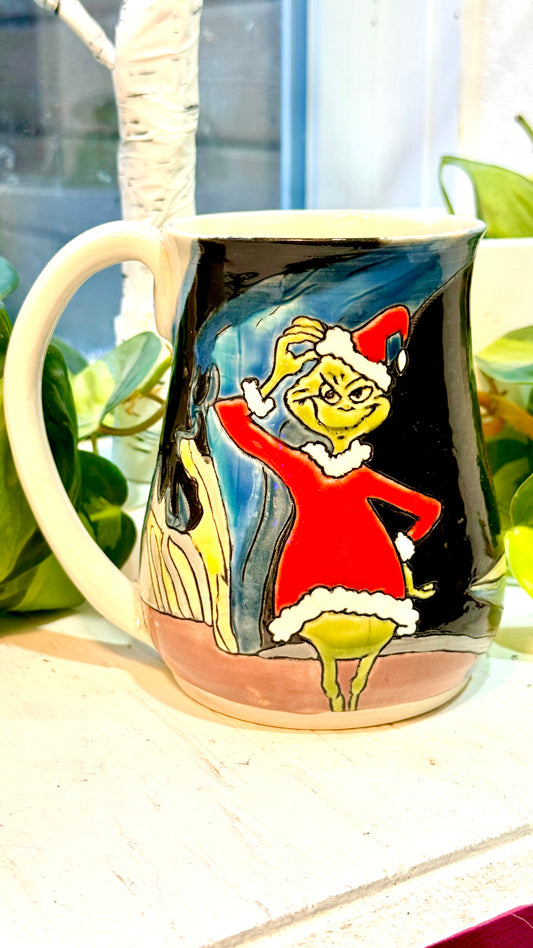 Grinch in the Cave mug *READY TO SHIP!*