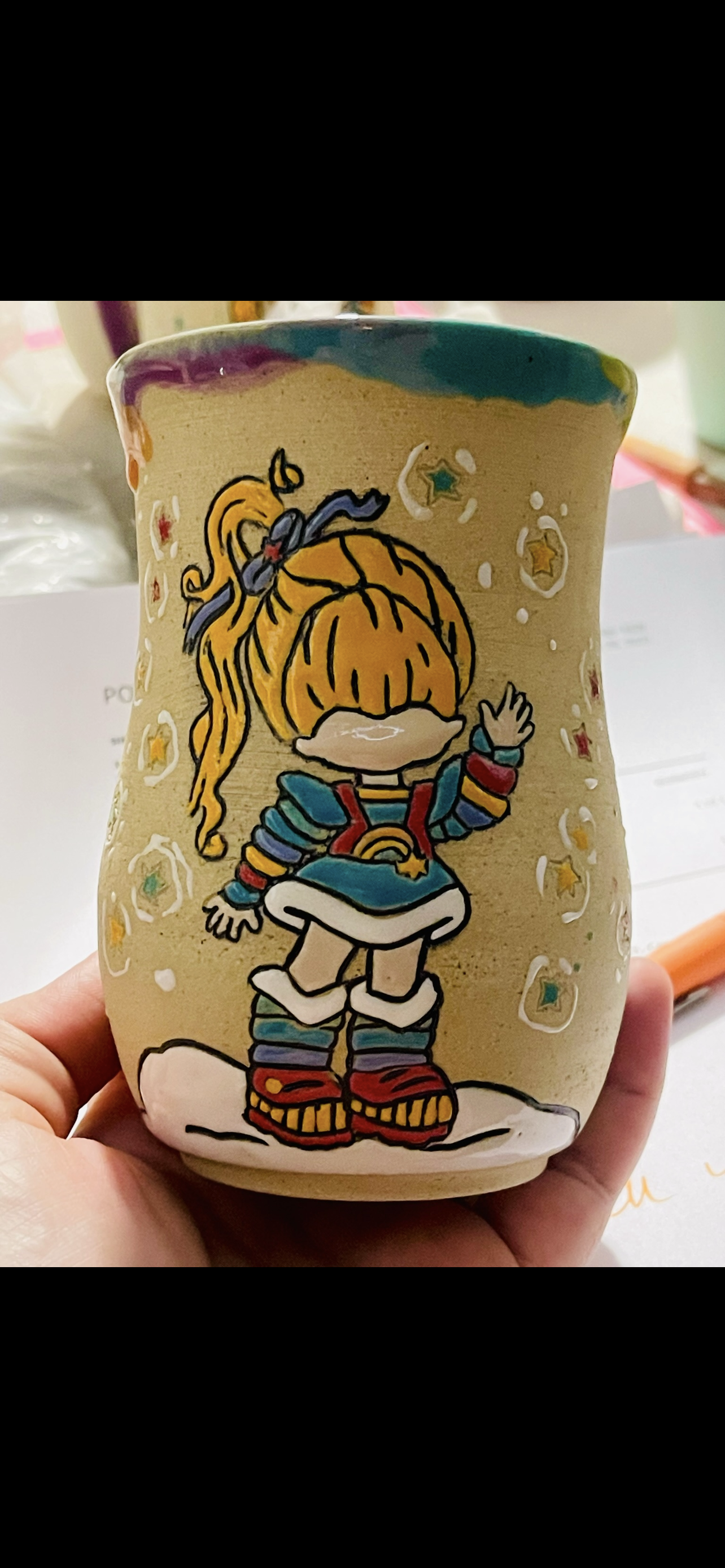 Rainbow Brite (w black inlay) PREORDER * up to 12 WEEKS before shipping*