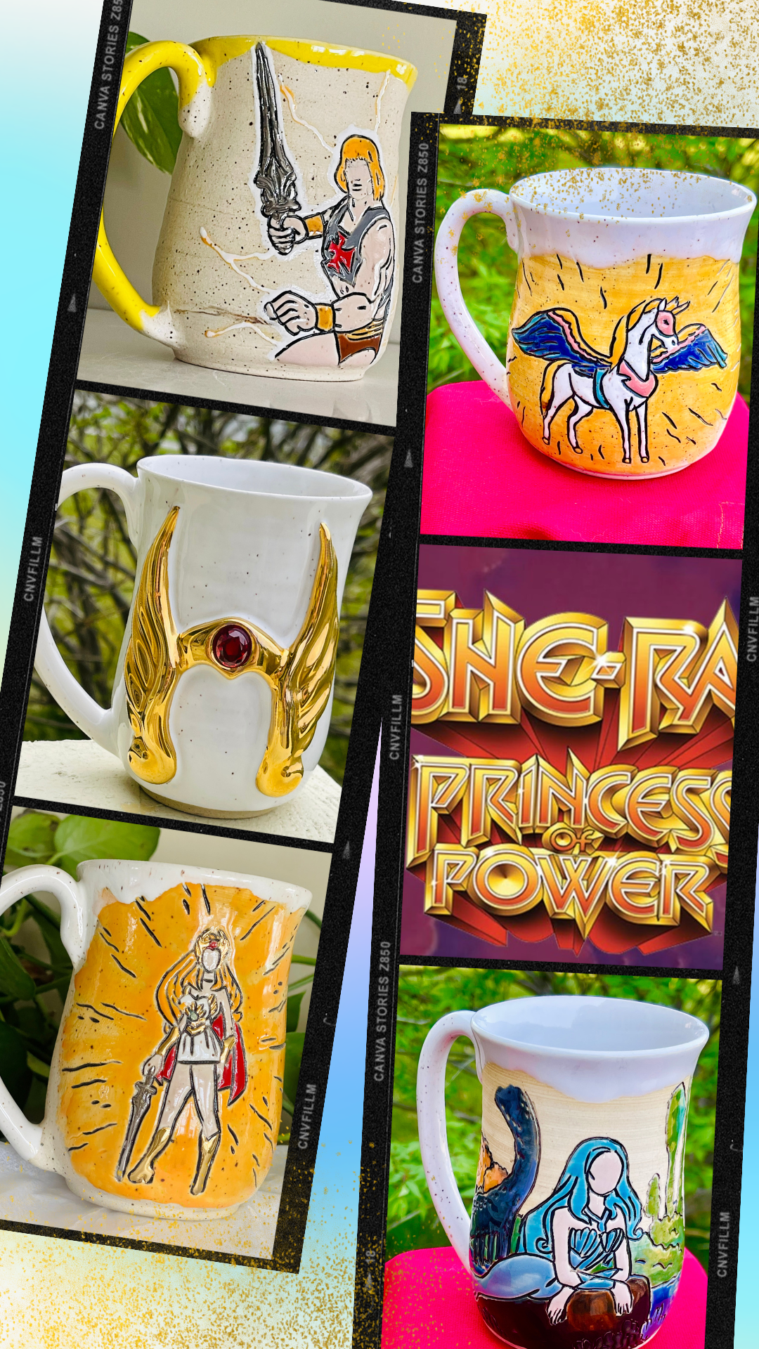 SHE-RA SET - 5 PIECES - PREORDER *6-12 WEEKS before shipping*