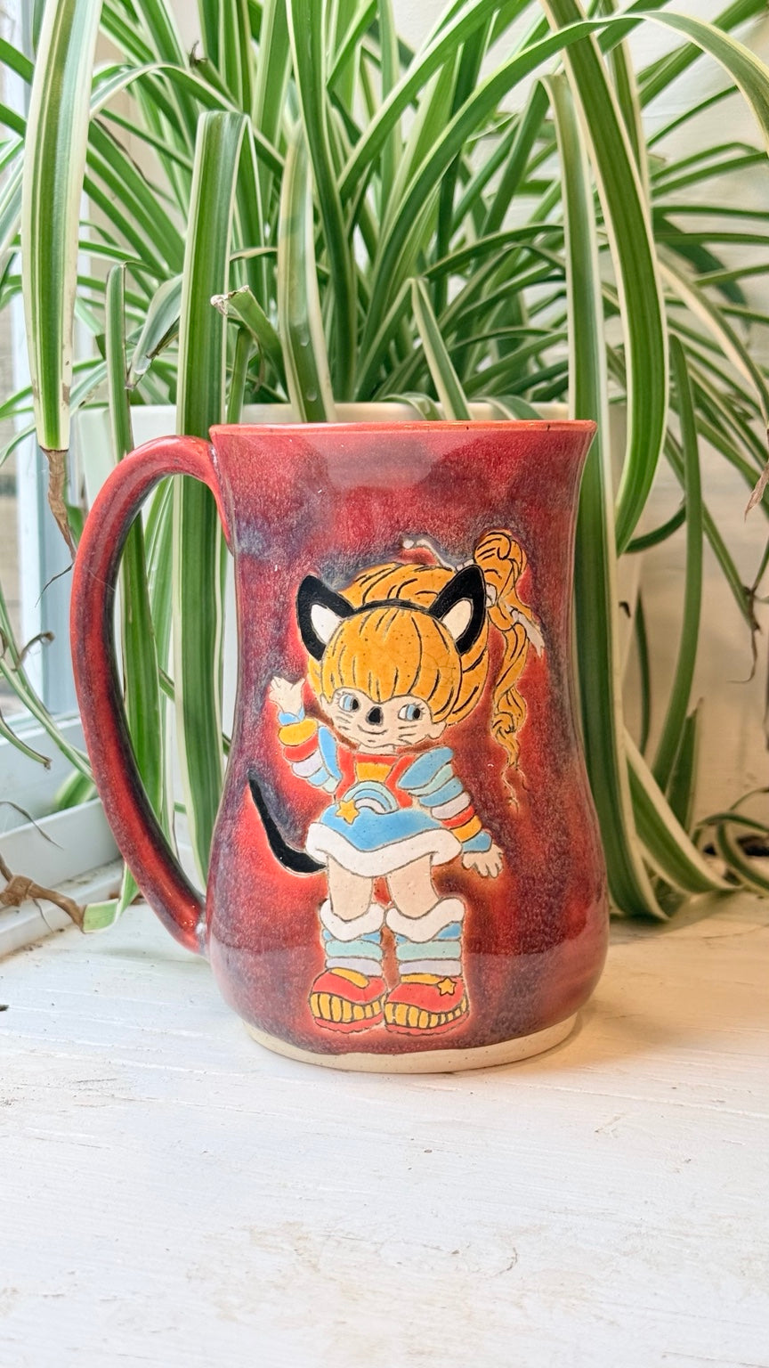 Rainbow Cat Costume mug front