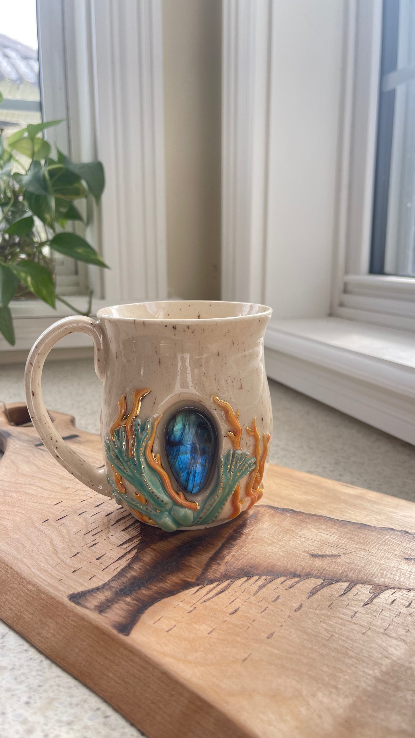Labradorite Seaweed